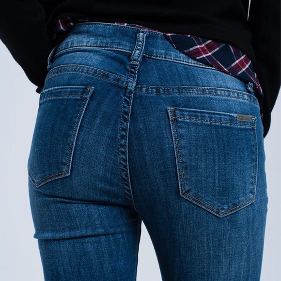 Last Pair 9/10 High-Waist Ripped Knee Skinny Jeans - Picture 4 of 5